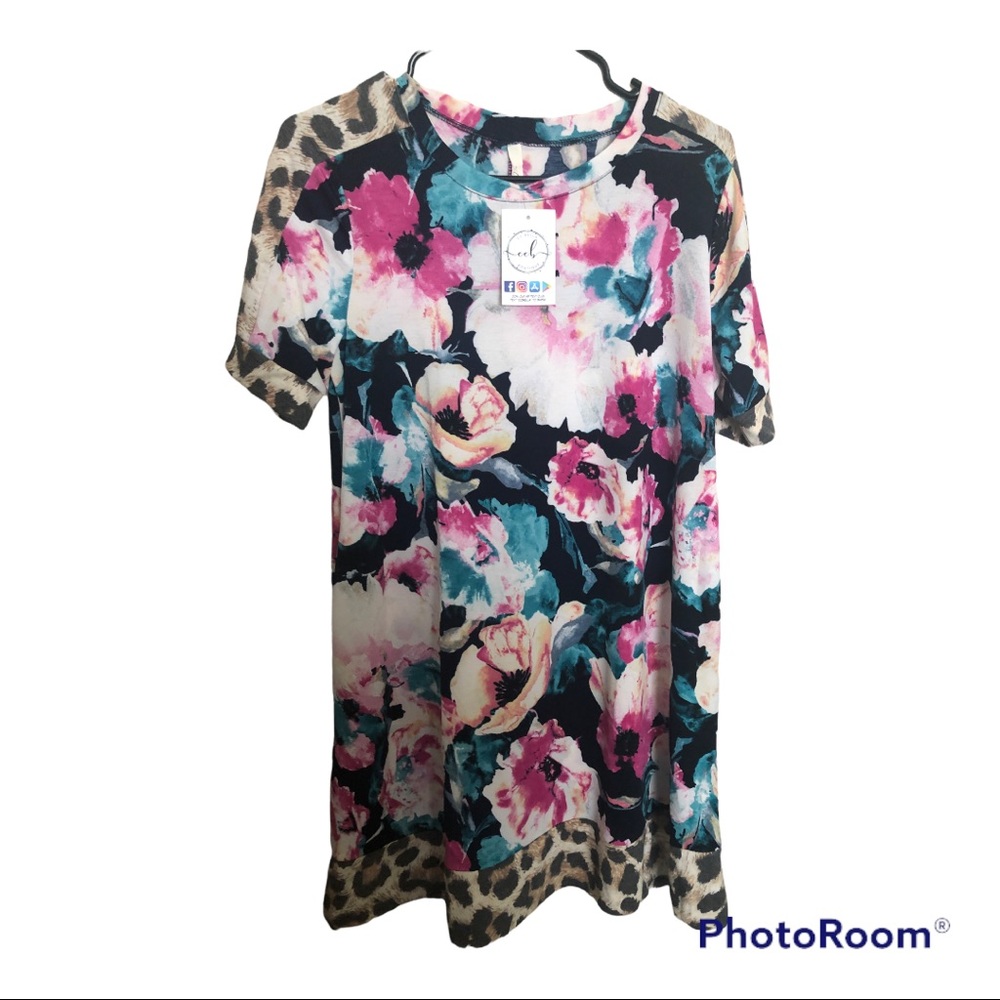 Xl Celeste dress navy floral